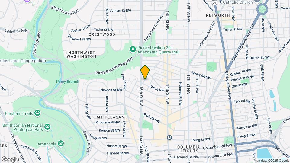 3521 Hertford Pl NW Map and Location Details
