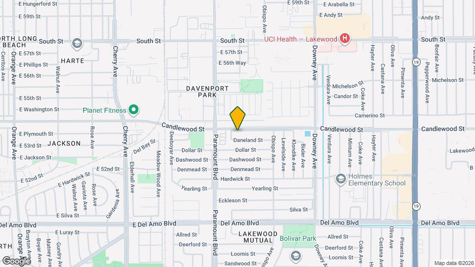 2814 Candlewood St Map and Location Details