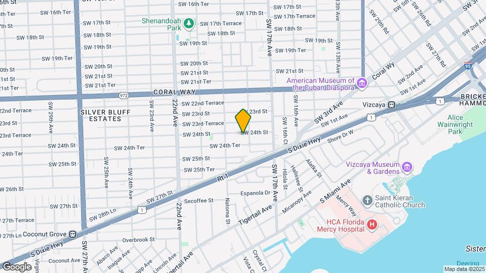 1824 SW 24th St Map and Location Details