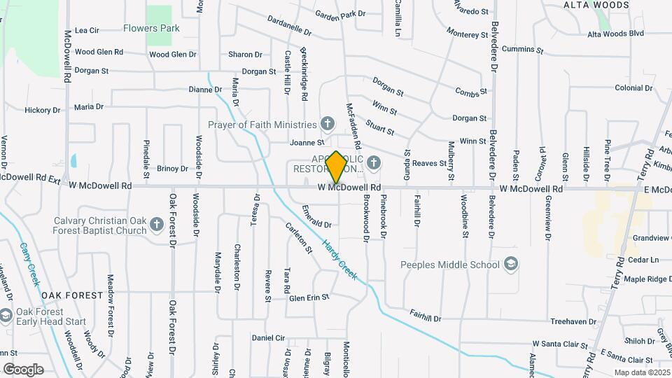 1105 W McDowell Rd Map and Location Details