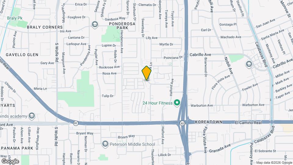 947 Tamarack Ln, Unit 1 Map and Location Details