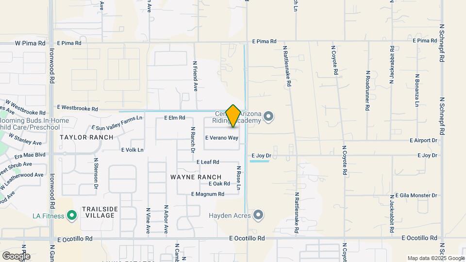 1709 E Primavera Way Map and Location Details