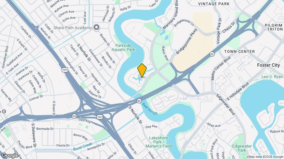 1157 Shoreline Dr Map and Location Details