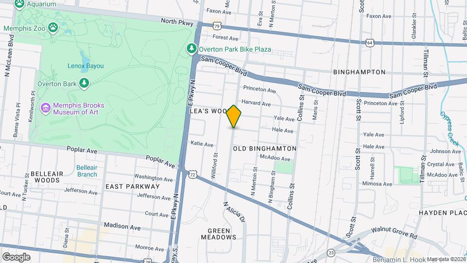 278 N Hollywood St Map and Location Details