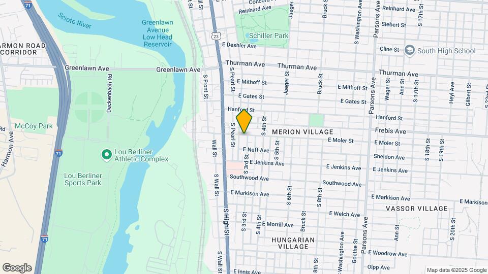 61 E Moler St Map and Location Details