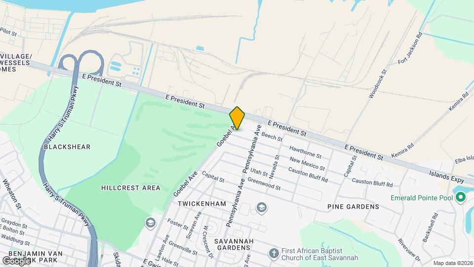 1912 Hawthorne St Mapa y Detalles de la Ubicación