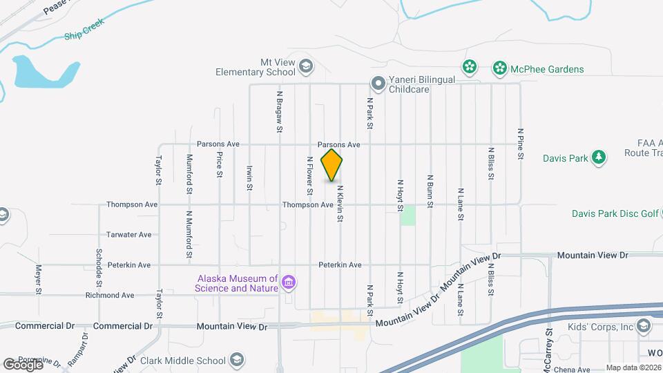 524 N Klevin St Map and Location Details