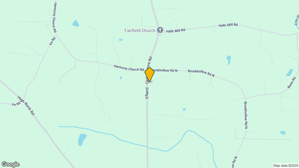 2203 Efland - Cedar Grove Rd Map and Location Details