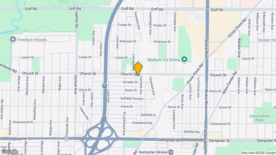 5215 W Church St Map and Location Details