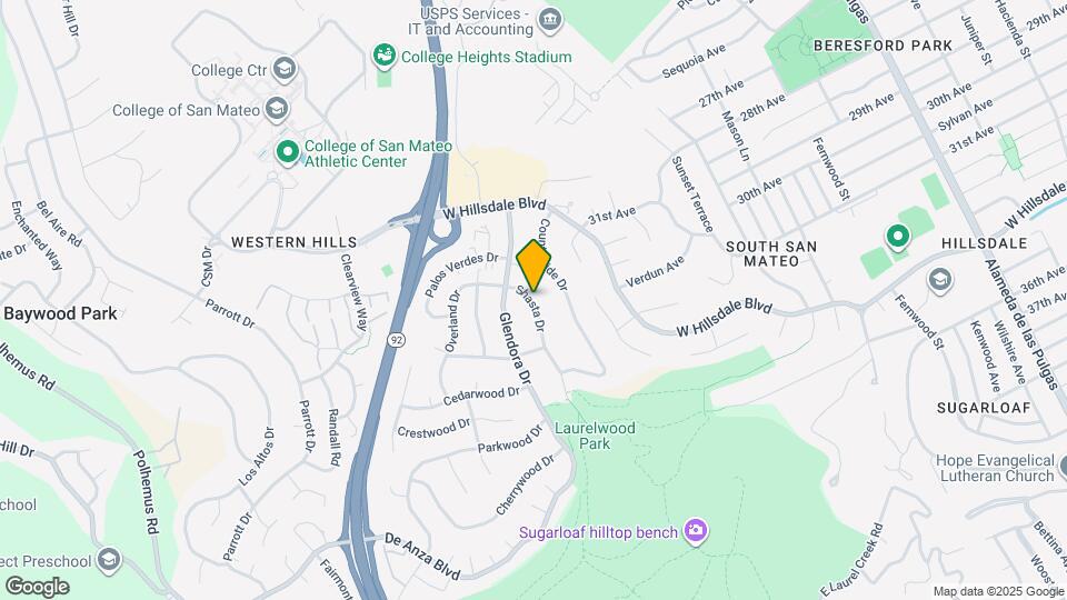 3322 Shasta Dr Map and Location Details