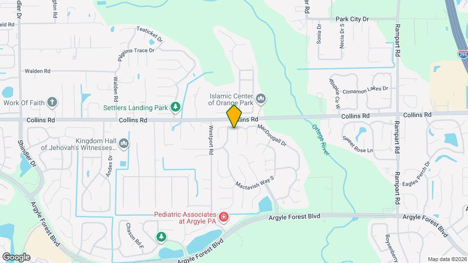 8016 Queensferry Ln Map and Location Details