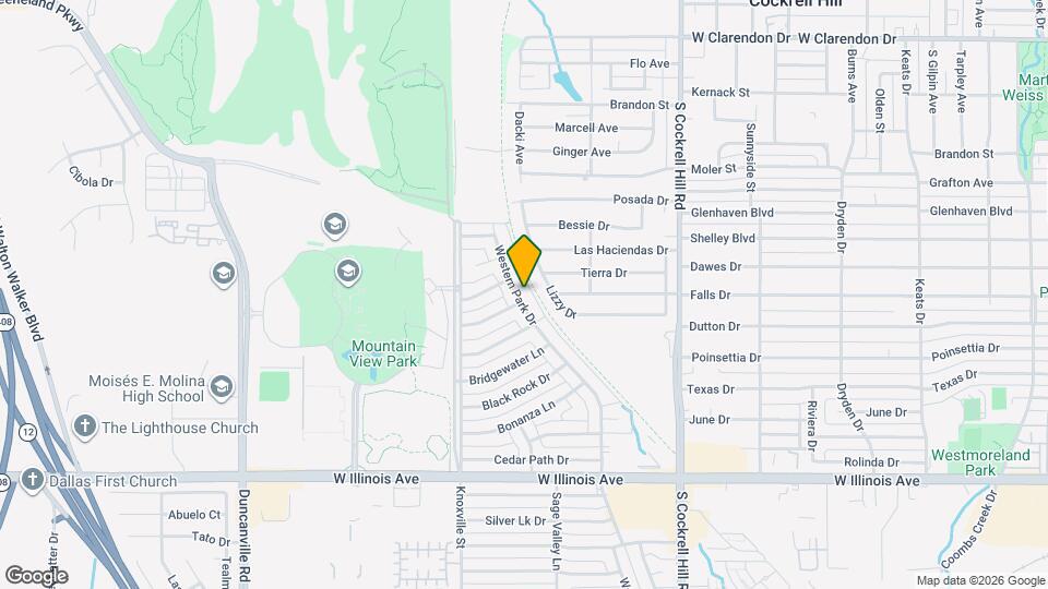 1720 Western Park Dr Map and Location Details