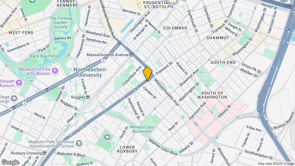 796 Tremont St, Unit 1B Mapa y Detalles de la Ubicación