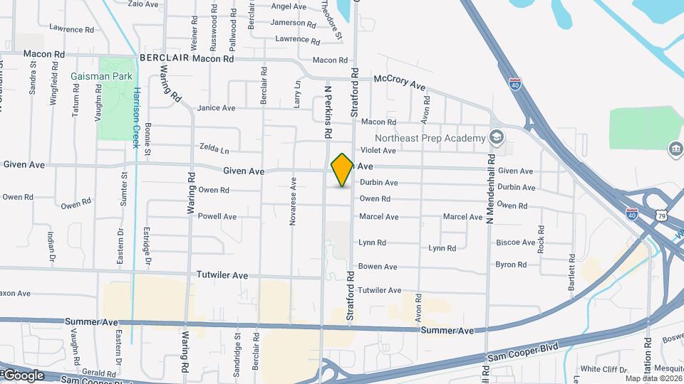 4629 Durbin Ave Mapa y Detalles de la Ubicación