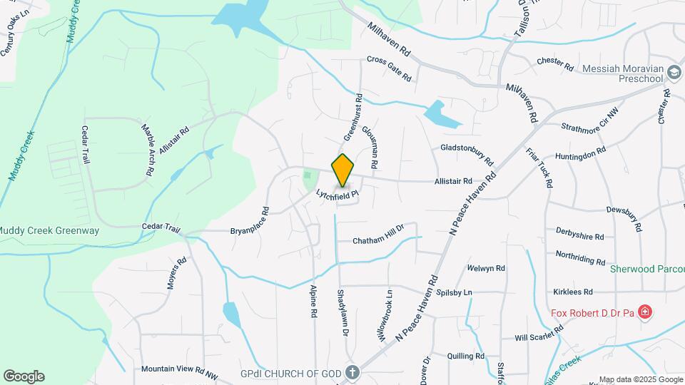 970 Lytchfield Pl Map and Location Details