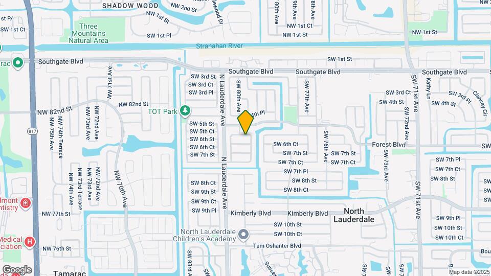 7956 SW 6th St Map and Location Details
