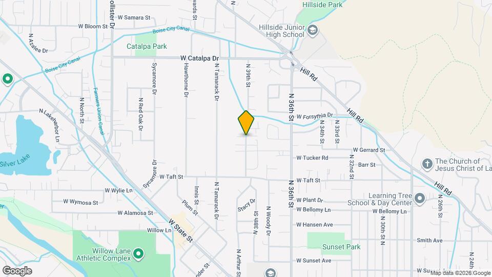 3844 W Magnolia Ln Map and Location Details