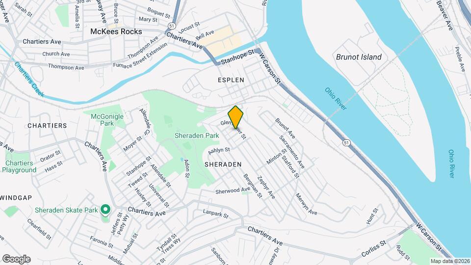 508 Wyncotte St Map and Location Details