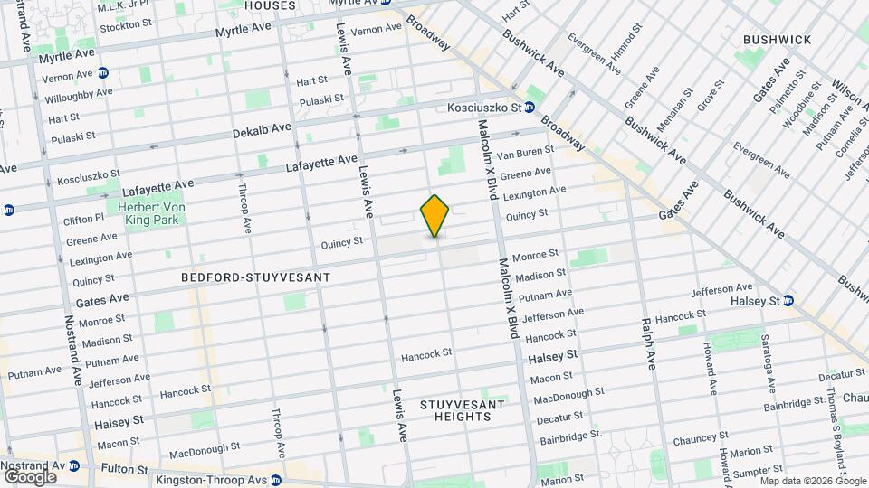 198 Stuyvesant Ave Map and Location Details