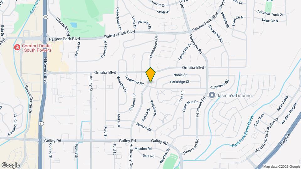 1419 Hathaway Dr Map and Location Details