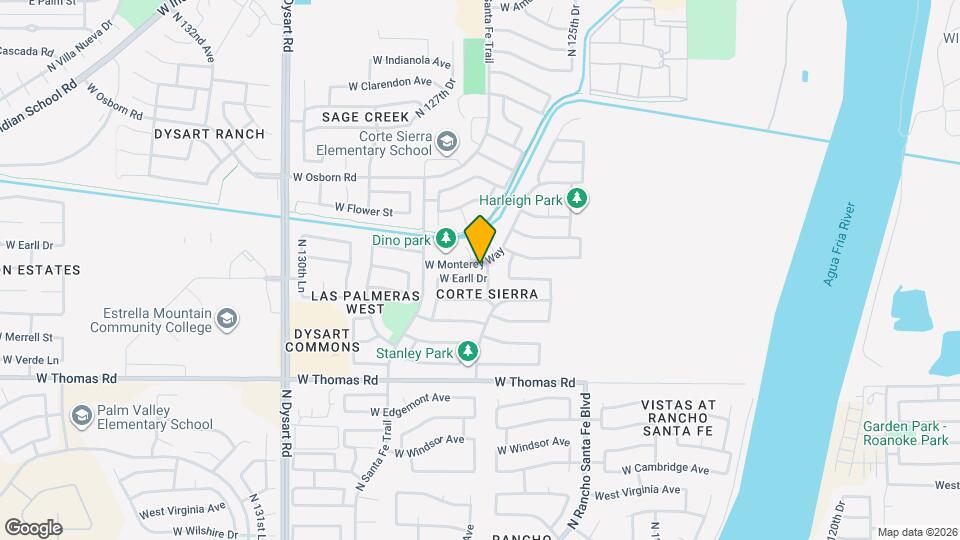 12710 W Earll Dr Map and Location Details
