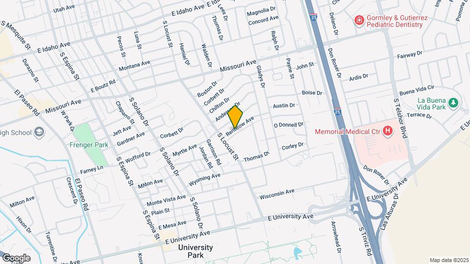 1840 Rentfrow Ave Map and Location Details