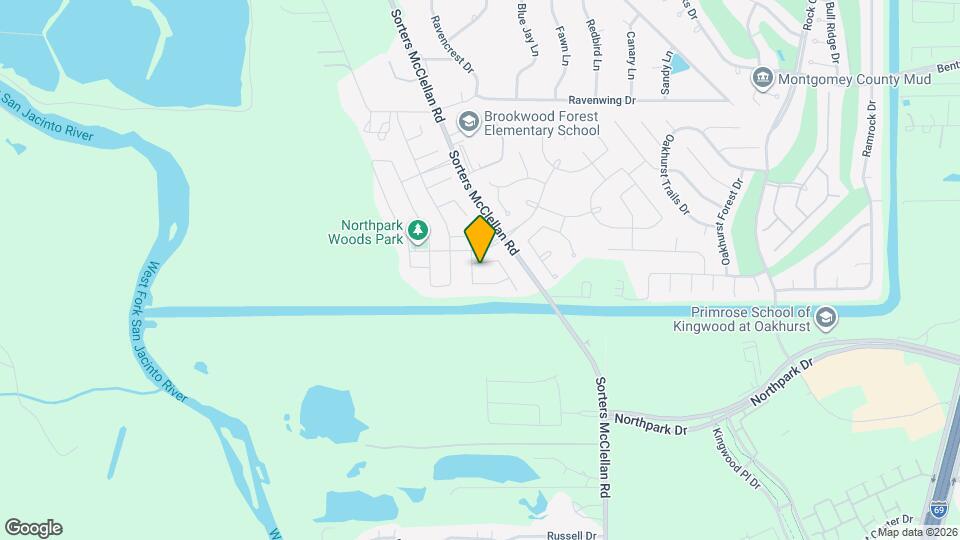 20010 Northpark Oak Ln Map and Location Details