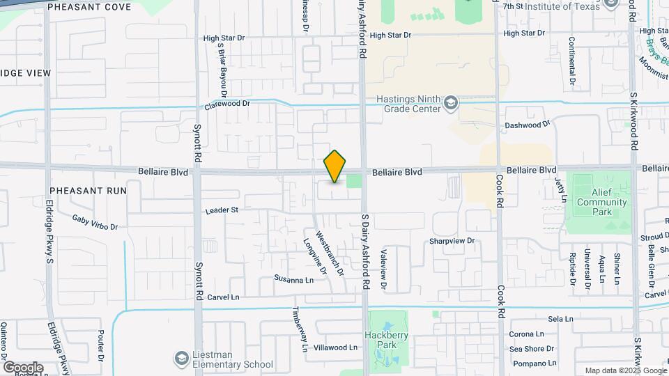 12707 Bellaire Blvd Map and Location Details