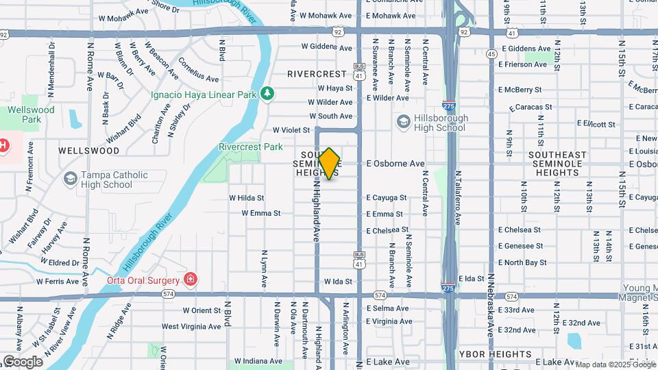 205 W Hilda St Map and Location Details