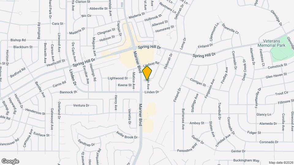 1405 Galveston Ave Map and Location Details