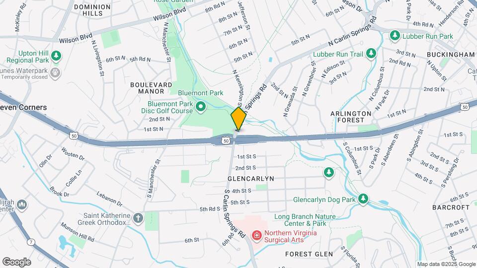 5740 N Carlin Springs Rd Map and Location Details