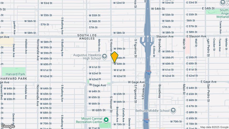 716 W 60th St, Unit 716 W 60th Street LA Map and Location Details