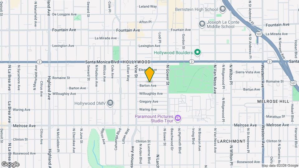 6007 Barton Ave Map and Location Details