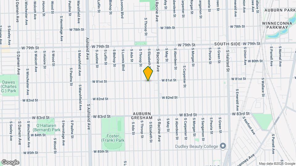 1239-1241 W 81st St Mapa y Detalles de la Ubicación