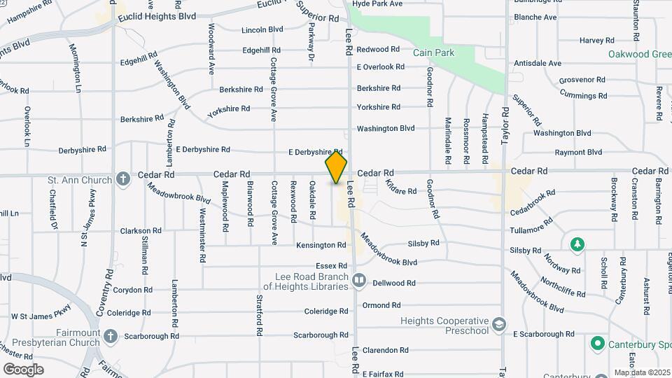 2173 Edgewood Rd Mapa y Detalles de la Ubicación