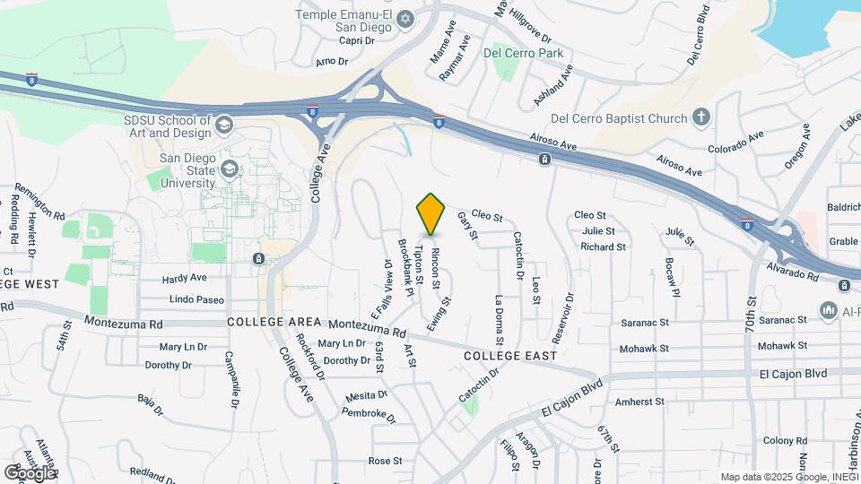 5262 Rincon St Map and Location Details
