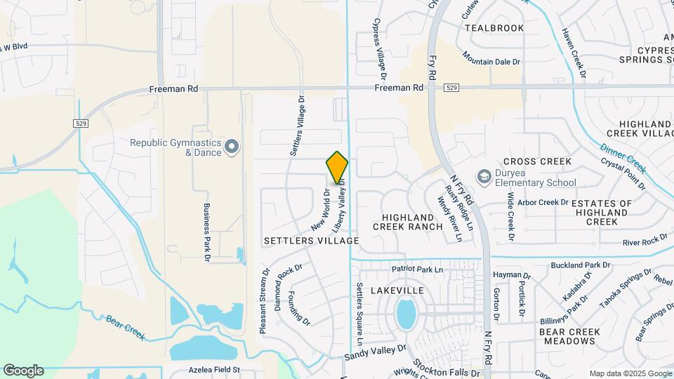 6715 Liberty Valley Dr Map and Location Details