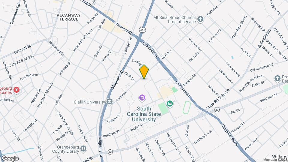 1010 Goff Ave Map and Location Details