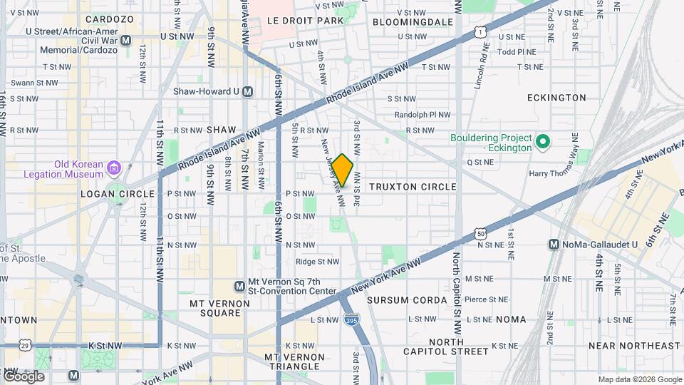 1435 4th St NW, Unit B602 Map and Location Details