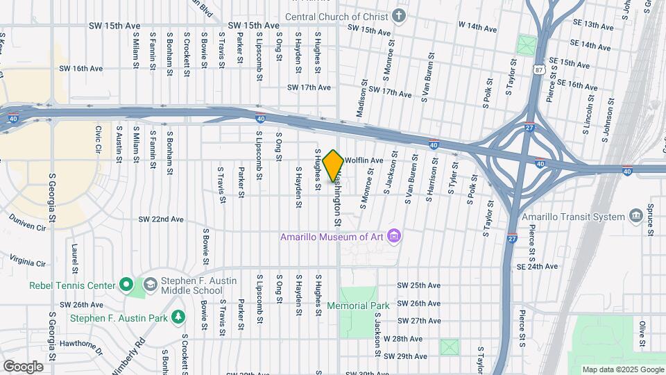 2042 S Washington St, Unit A Map and Location Details