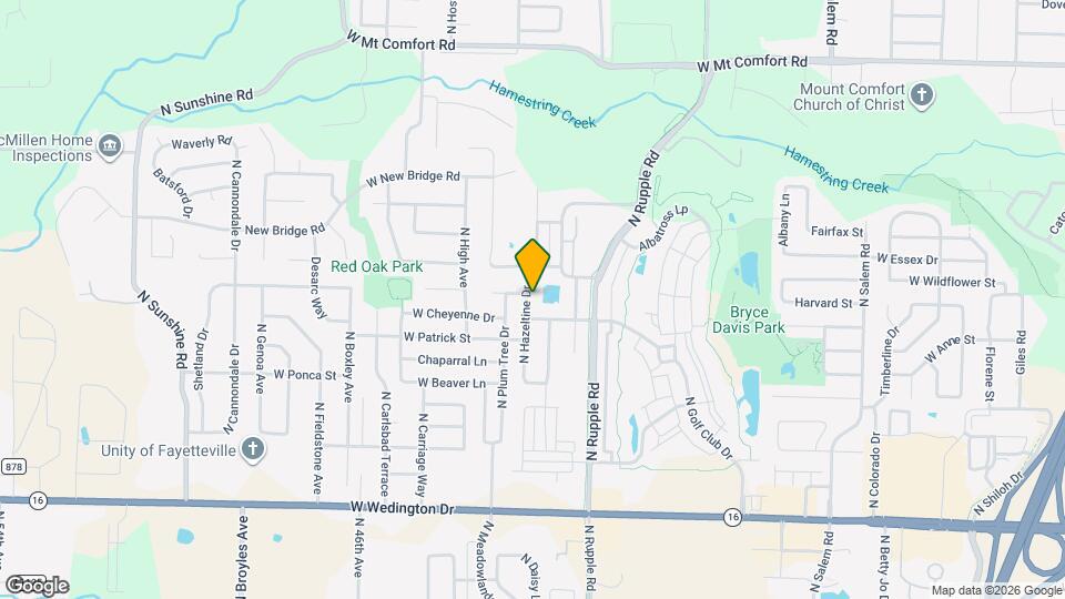 1674 N Hazeltine Dr Map and Location Details