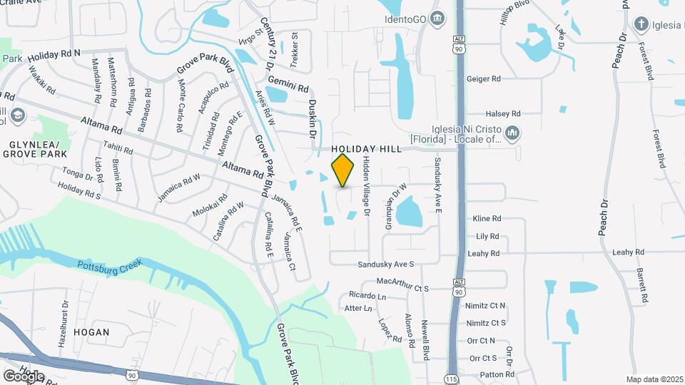 8760 Kersey Dr Map and Location Details