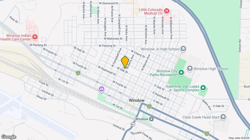601 N Berry Ave Mapa y Detalles de la Ubicación