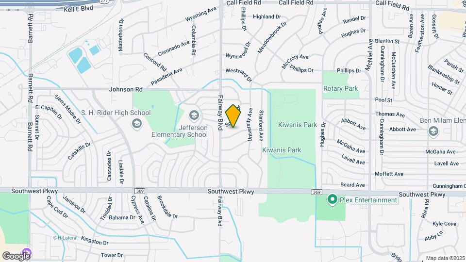 4508 Lockwood Dr Map and Location Details