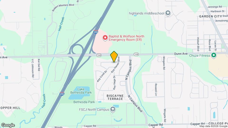 4332 Key Largo Dr Mapa y Detalles de la Ubicación