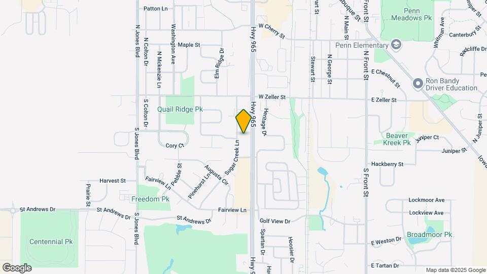 190 Sugar Creek Ln Mapa y Detalles de la Ubicación