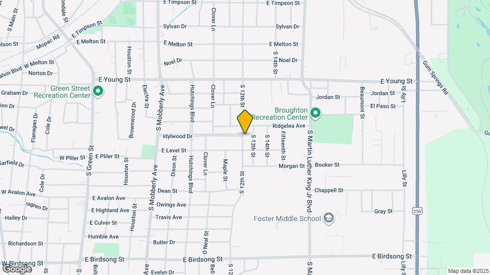 1000 S 12th St Map and Location Details