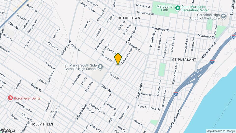 4643 Tennessee Ave Map and Location Details