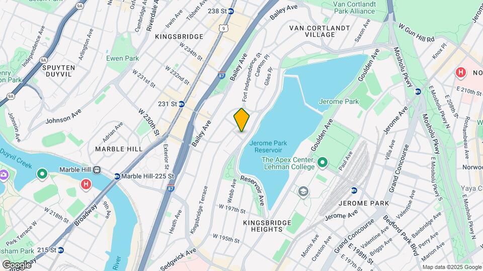 3103 Sedgwick Ave Mapa y Detalles de la Ubicación