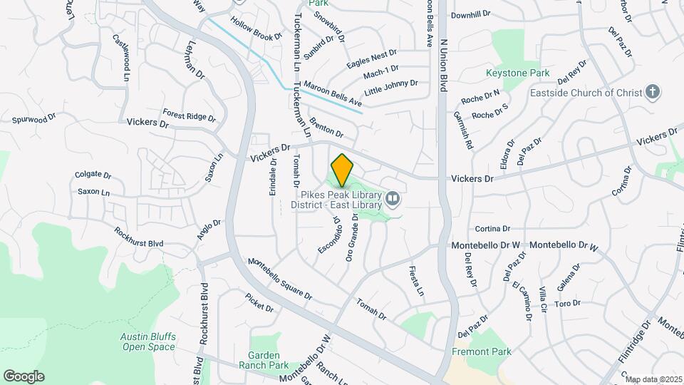 5575 Oro Grande Dr Mapa y Detalles de la Ubicación